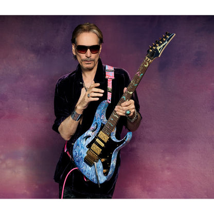 Dimarzio DD2244 Steve Vai Cliplock Guitar Strap, Blue Cherry Universe - Reco Music Malaysia