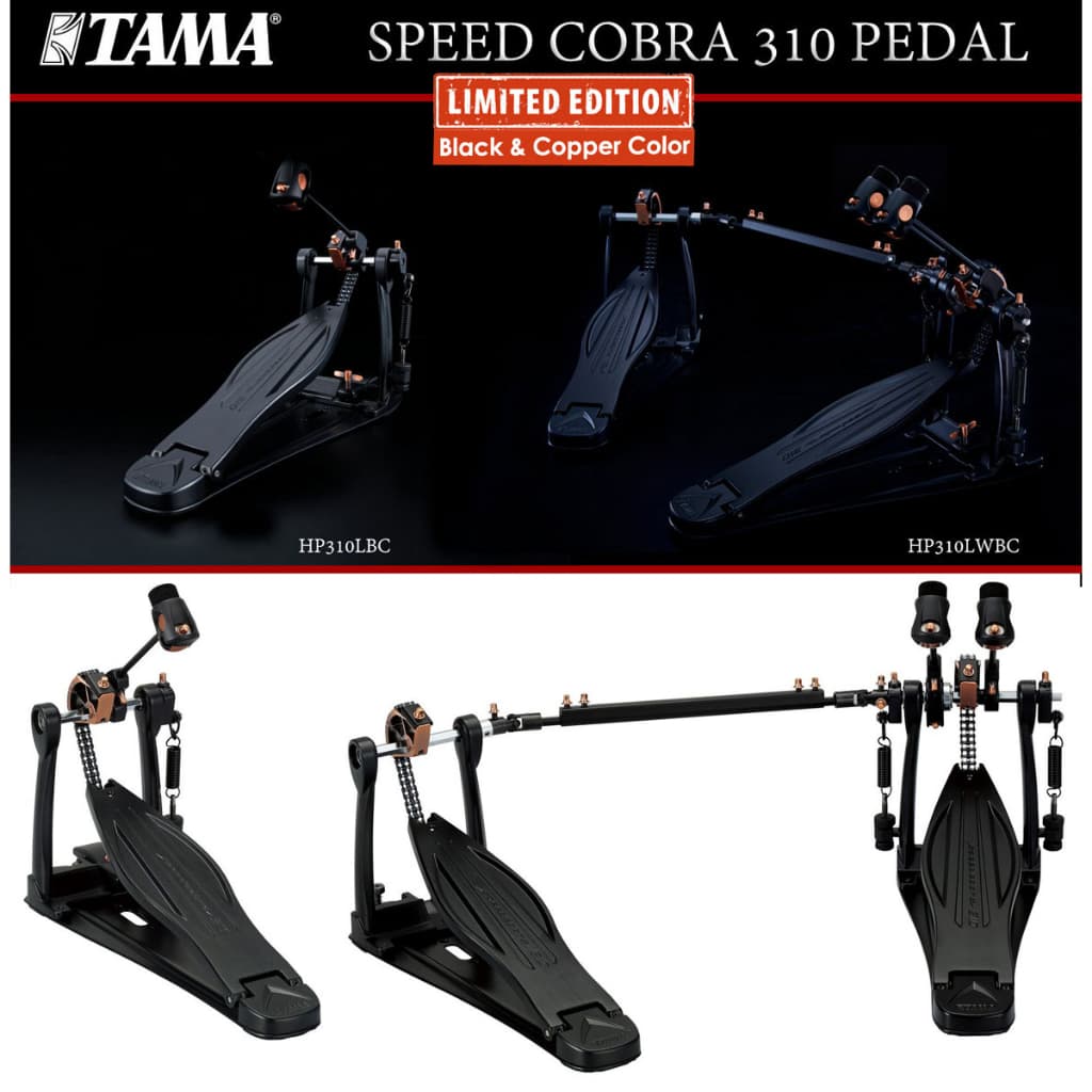 *Tama HP310LWBC Speed Cobra Black & Copper Limited Product - Reco Music Malaysia