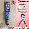 Dimarzio DD2240 Steve Vai Cliplock Guitar Strap, Blue Universe - Reco Music Malaysia