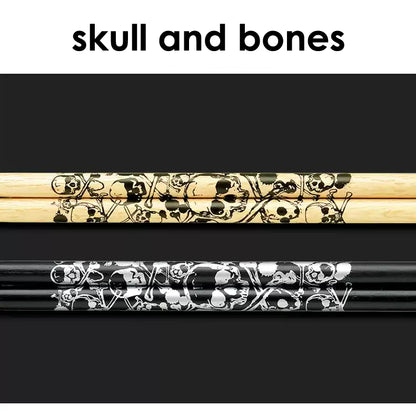 Tama 7A-S Sticks of Doom Japanese Oak Drum Stick, Wood Skull - Reco Music Malaysia