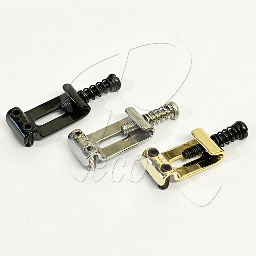 RM Stainless Steel Electric Guitar Vintage Tremolo Bridge Saddle 20.5x10.5MM (6pcs) - Reco Music Malaysia