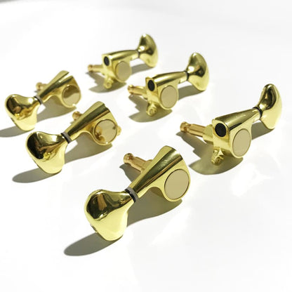 RM Acoustic Electric Guitar Machine Head SET Tuning Peg Tuner 3R3L GOLD - Reco Music Malaysia