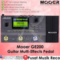 *Mooer GE200 Multi Effects Pedal with Adaptor ( GE-200 / Ge200 ) - Reco Music Malaysia