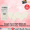 *Graph Tech PQP-0068-W6 TUSQ Standard .68mm Picks - Reco Music Malaysia