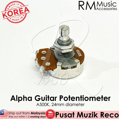 RM Alpha A250K B250K A500K B500K Audio Linear Guitar Tone Volume Pot Potentiometer