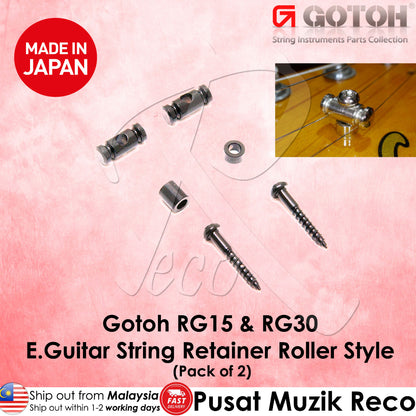 Gotoh RG15 & RG30 Guitar String Retainer Roller Style - Reco Music Malaysia