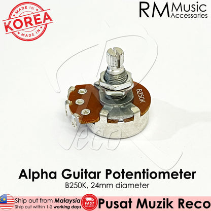RM Alpha A250K B250K A500K B500K Audio Linear Guitar Tone Volume Pot Potentiometer