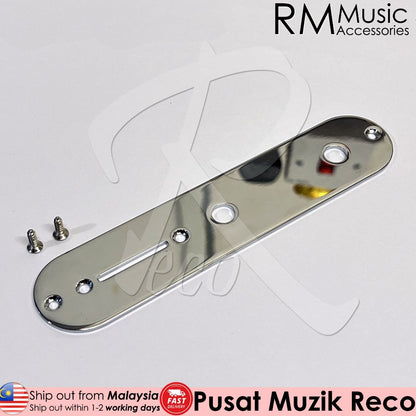 RM GM6763 Telecaster Control Plate Electric Guitar Chrome, Black, Gold
