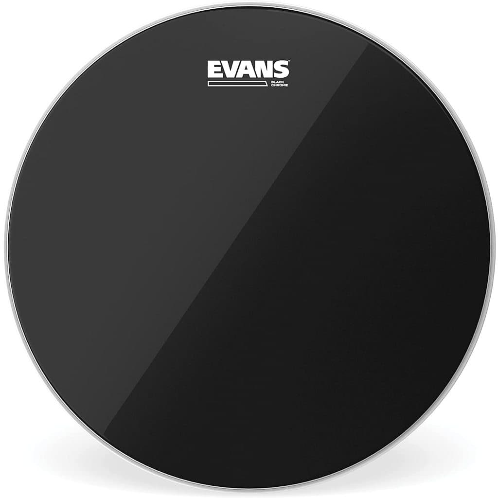 *Evans TT13CHR Black Chrome Tom Batter Head, 13 inch - Reco Music Malaysia