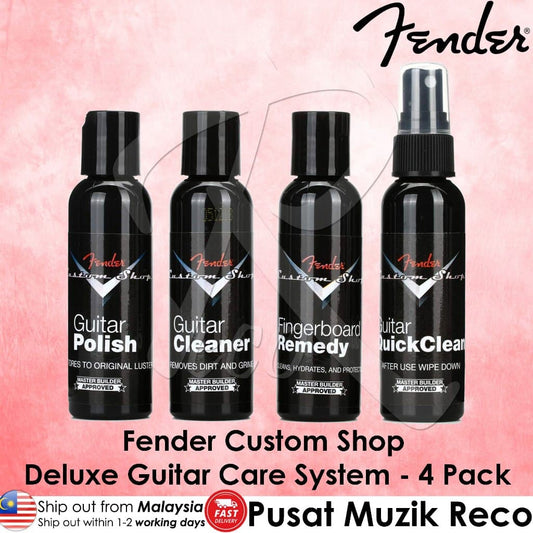 *Fender Deluxe Guitar Care System - 4 Pack - Reco Music Malaysia