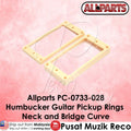 *Allparts PC-0733-028 Cream Humbucking Guitar Pickup Ring Set - Reco Music Malaysia 