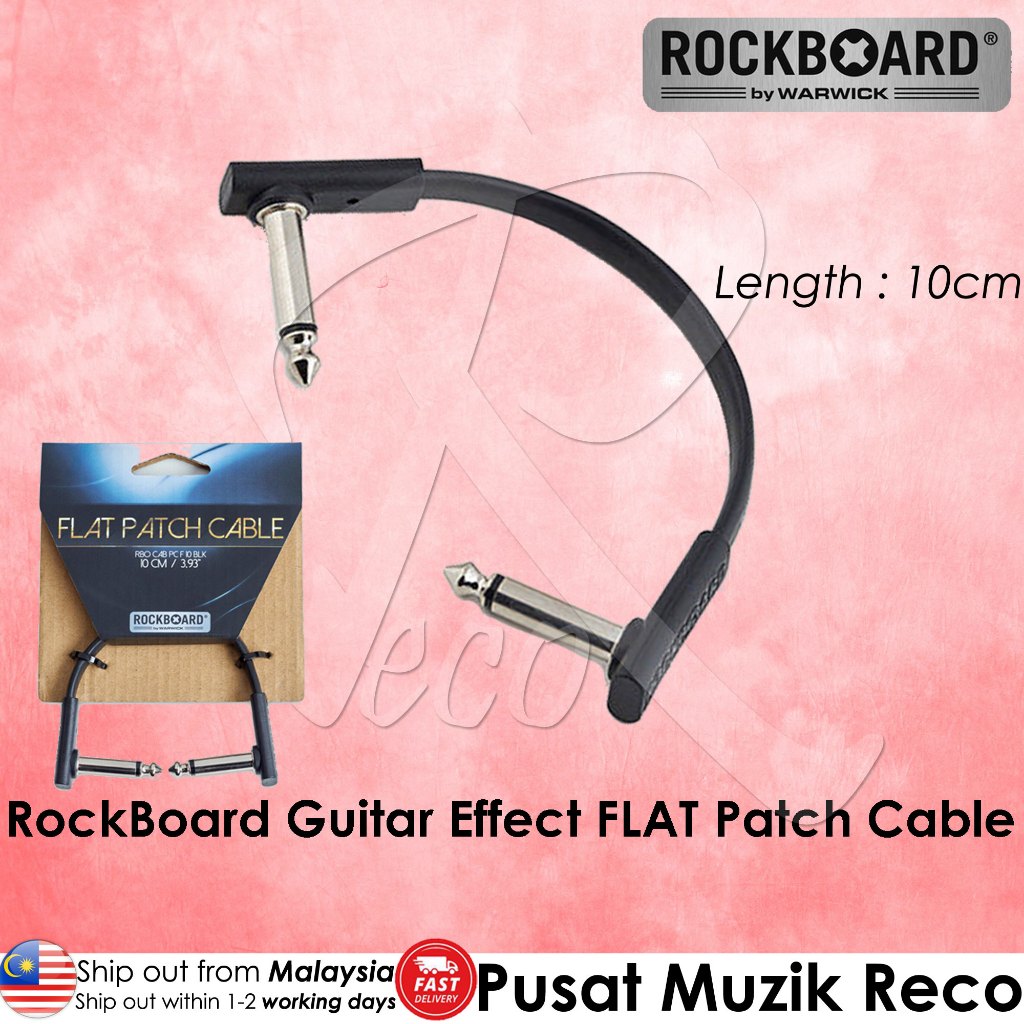 Warwick RockBoard Flat Patch Cable (5 cm / 10 cm / 20 cm / 30 cm / 45 cm / 60 cm)