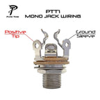 *Pure Tone PTT1 Mono Multi-Contact 1/4″ Output Jack, Nickel - Reco Music Malaysia