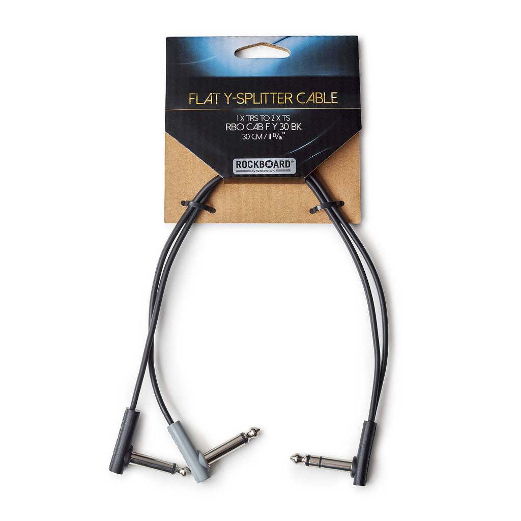 Warwick RockBoard Flat Patch Y-Splitter Cable, 30 cm - Reco Music Malaysia