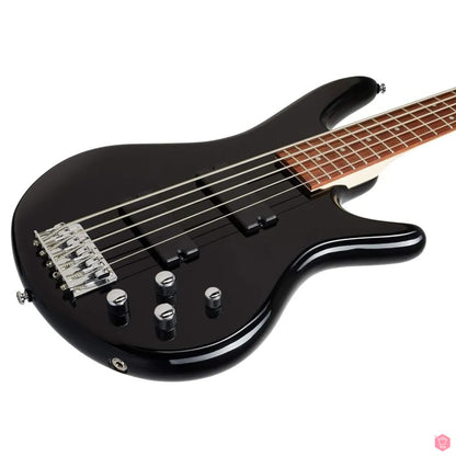 *Ibanez GSR205 BKN 5 String Electric Bass Guitar, Black Night - Reco Music Malaysia