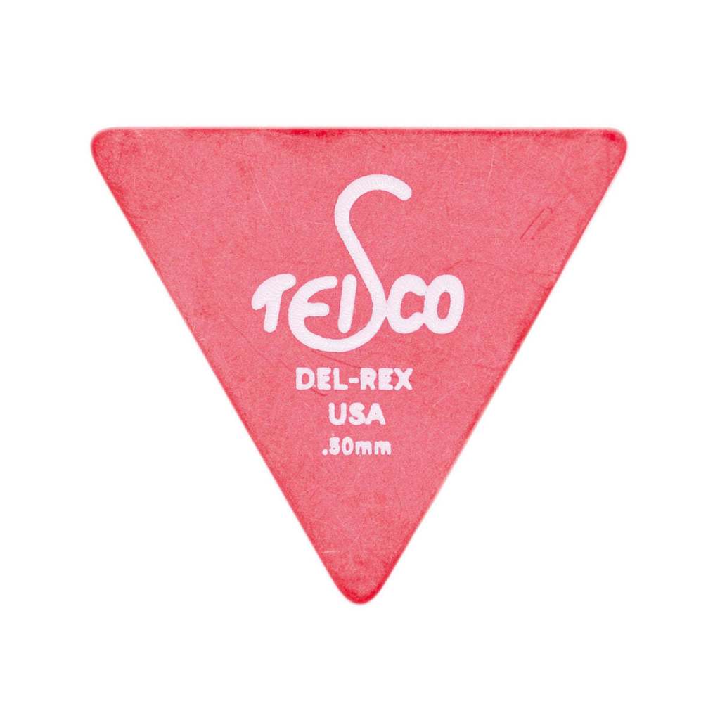 Teisco Del Rex Large Triangle Guitar Pick, .50mm, 3-Pick Pack - Reco Music  Malaysia