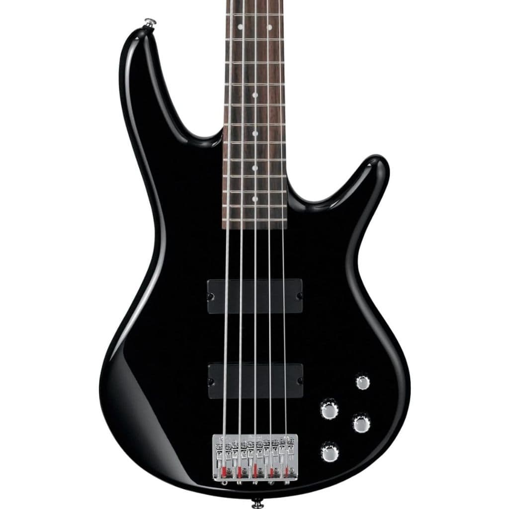 *Ibanez GSR205 BKN 5 String Electric Bass Guitar, Black Night - Reco Music Malaysia