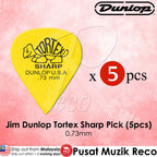 Jim Dunlop Tortex Sharp Guitar Pick 0.73mm / 1.00mm / 1.35mm / 1.50mm - Reco Music Malaysia