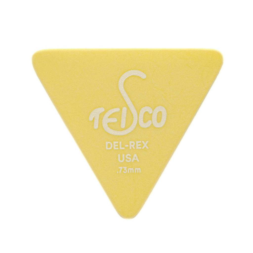 Teisco TSC-03201 Del Rex Large Triangle Guitar Pick, .73mm, 3-Pick Pack - Reco Music Malaysia