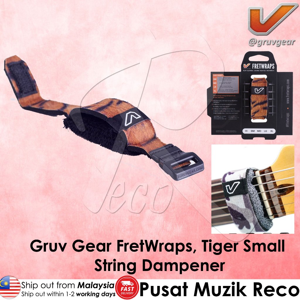 Gruv Gear FretWraps – String Noise Dampener for Guitar, Bass & Ukulele
