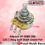 AllParts EP-0088-000 CTS 1 Meg Split Shaft Linear Pot - Reco Music Malaysia