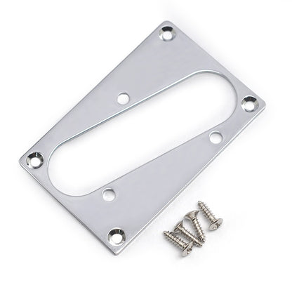 RM RTL7759 Telecaster Pickup Ring Tele Single Coil Pickup Metal Ring Black / Chrome