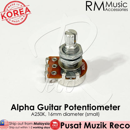 RM Alpha A250K B250K A500K B500K Audio Linear Guitar Tone Volume Pot Potentiometer