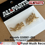 Allparts GS-0001-002 Gold Pickguard Screws, 20-Pack - Reco Music Malaysia