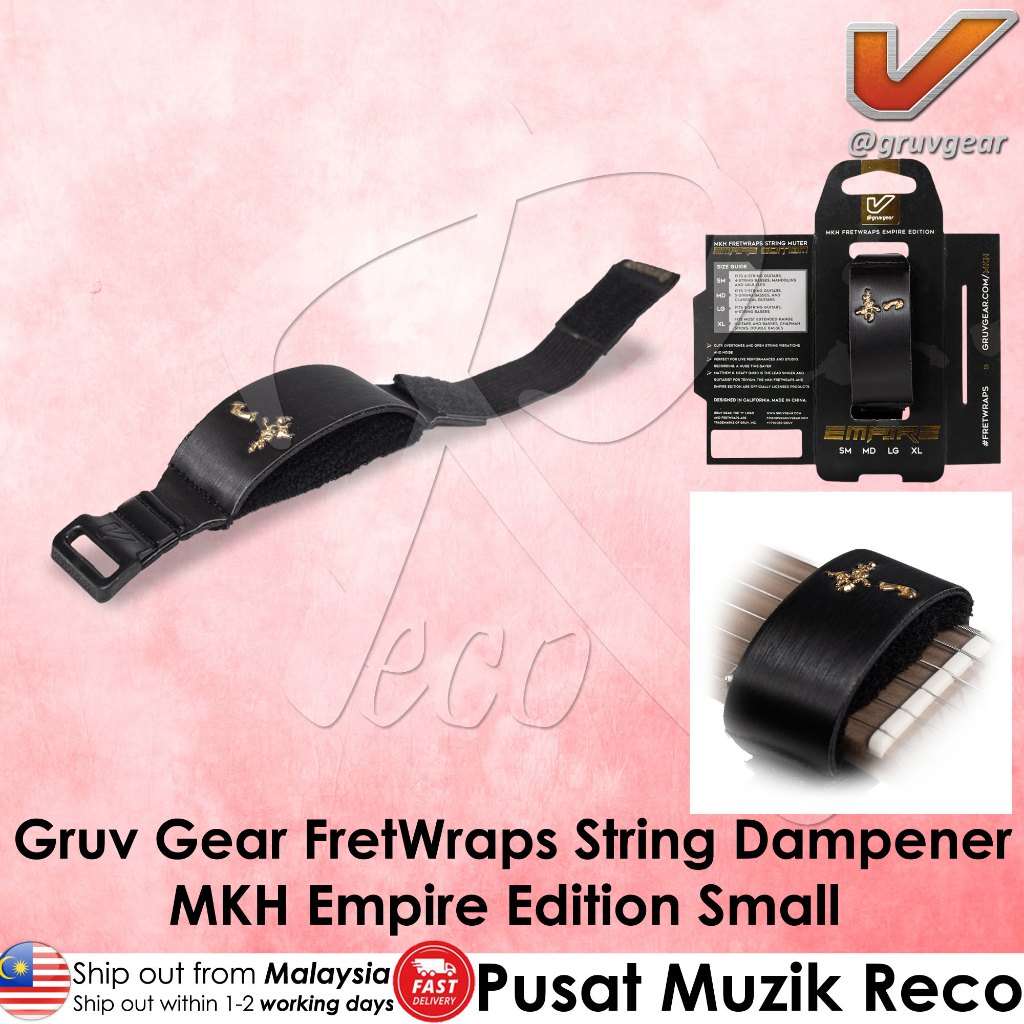 Gruv Gear FretWraps – String Noise Dampener for Guitar, Bass & Ukulele