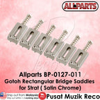 Allparts BP-0127-011 Gotoh Rectangular Bridge Saddles For Stratocaster