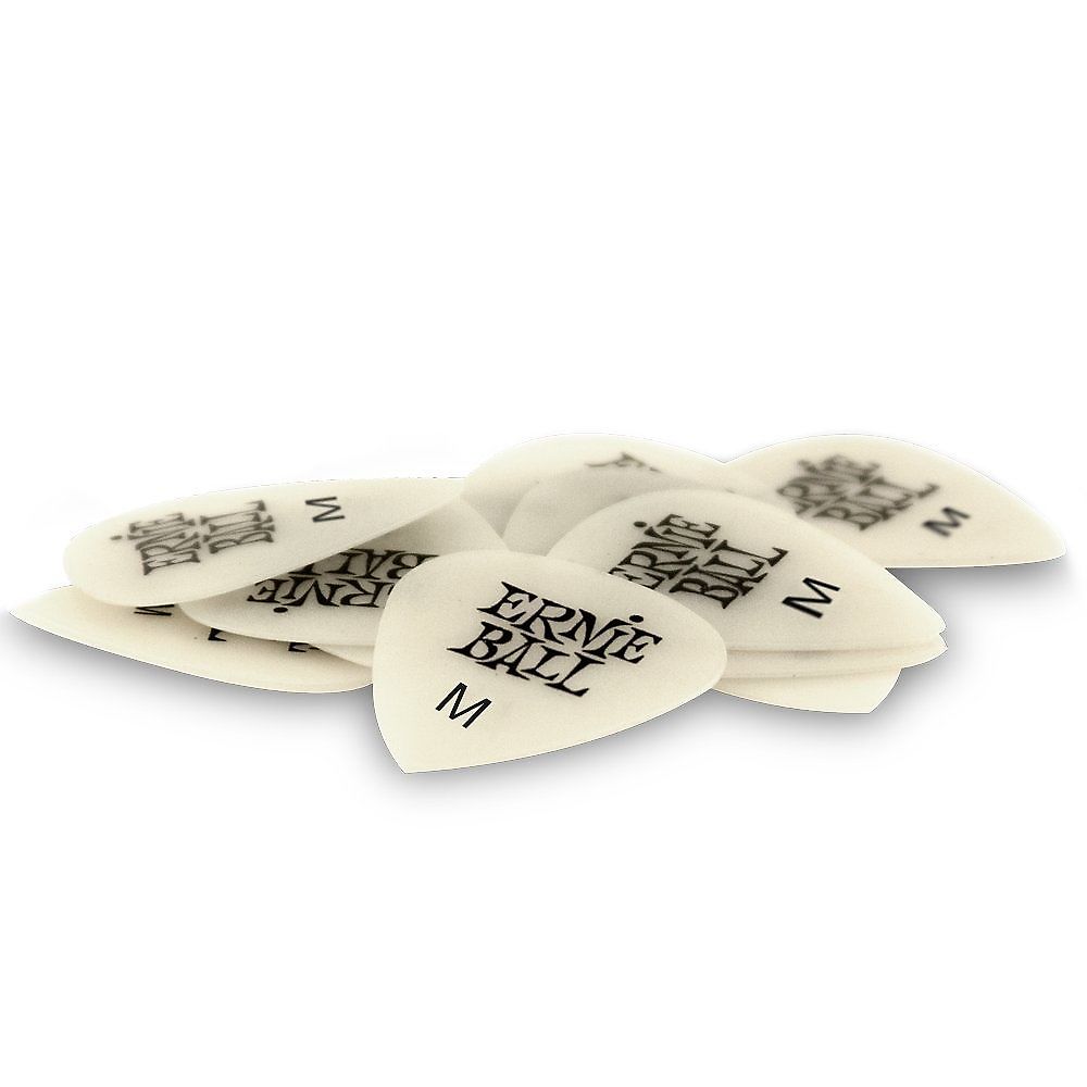 *Ernie Ball P09225 MEDIUM Super Glow Cellulose Guitar Picks, Pack Of 5 - Reco Music Malaysia