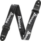 *Ibanez GSD50 P6 Black Logo Design Guitar Strap - Reco Music Malaysia