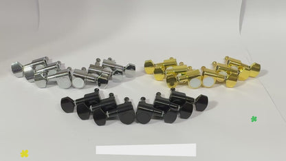 RM SCREWLESS / NO SCREW Acoustic Guitar Machine Head SET Tuning Pegs Tuner 3R3L