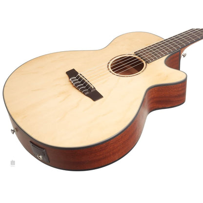 *Cort CEC3 Classical Guitar With Bag, Natural - Reco Music Malaysia