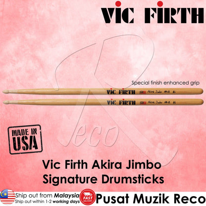 Vic Firth SAJ Signature Drumsticks Series, Akira Jimbo - Reco Music Malaysia