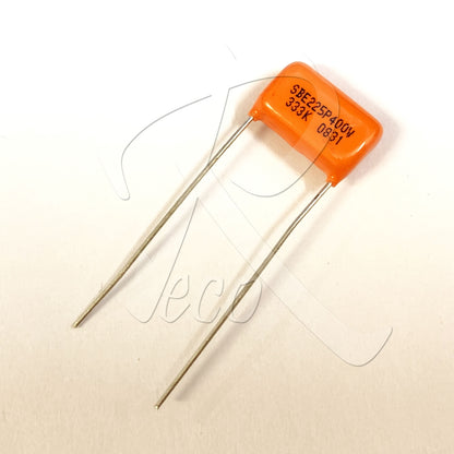 CDE CDE225P 333K 0.033UF 100V Sprague Guitar Orange Drop Capacitor Tone Caps