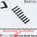 RM Electric Guitar Humbucker Pickup Mounting Ring Screws(GF0090-BK4S4L) - Reco Music Malaysia