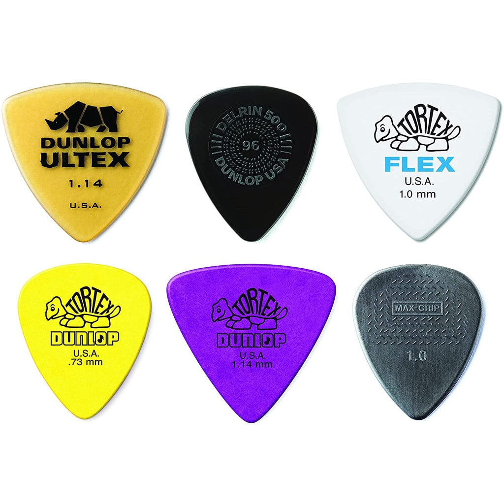 Jim Dunlop PVP117 Bass Guitar Picks Guitar Pick Variety Pack (6pcs) - Reco Music Malaysia