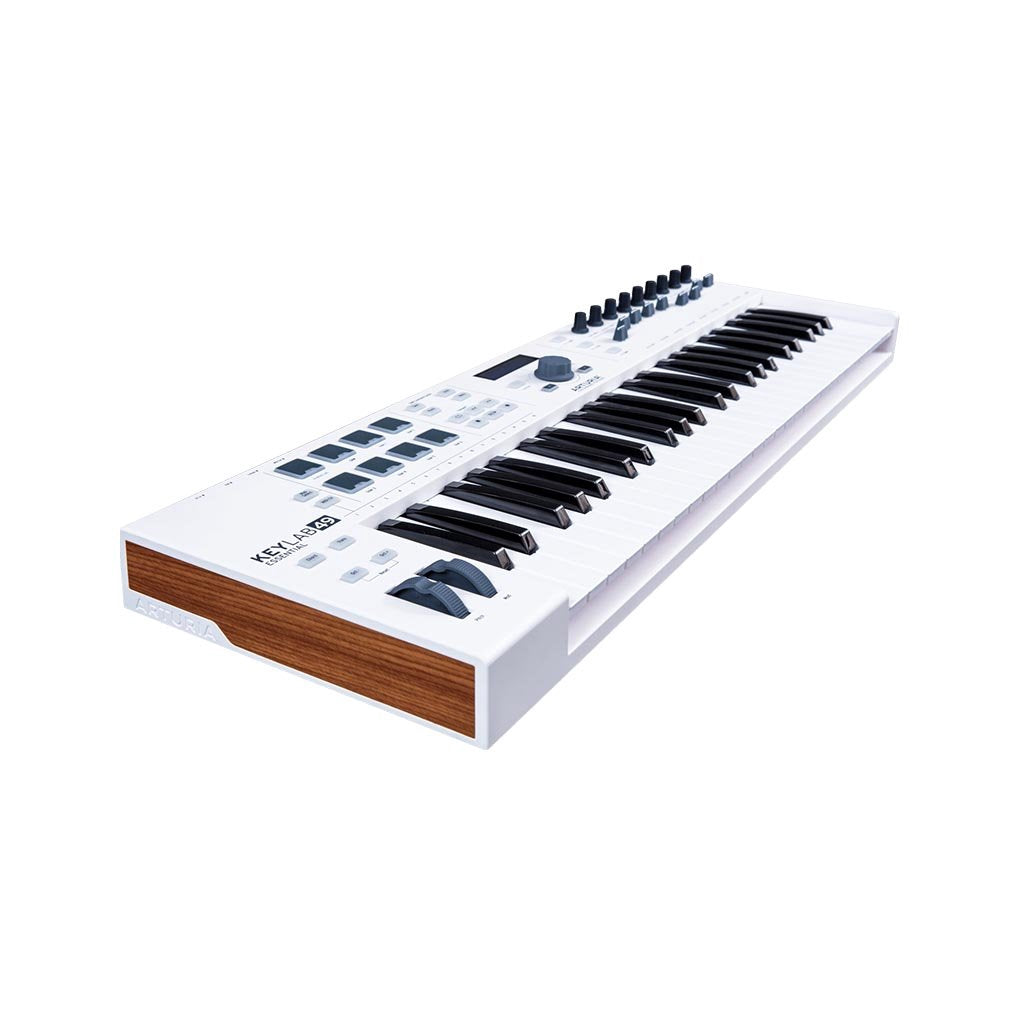 Arturia KeyLab Essential 49 49 key USB Midi White Keyboard Controller- Reco Music Malaysia