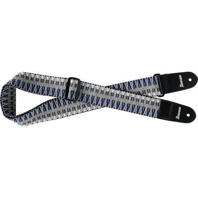 Ibanez GSB50 C3 Braided Guitar Strap Blue Grey - Reco Music Malaysia