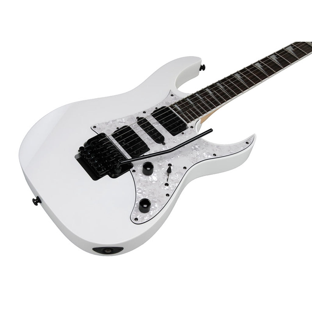 Ibanez RG350DXZ-WH Standard RG Series 24 Frets Electric Guitar Double-Locking Tremolo White (RG350DXZ WH) - Reco Music Malaysia