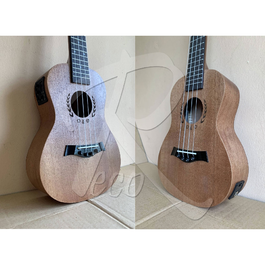 RM Concert Ukulele with Pickup Tuner Natural with Free Bag - Reco Music Malaysia