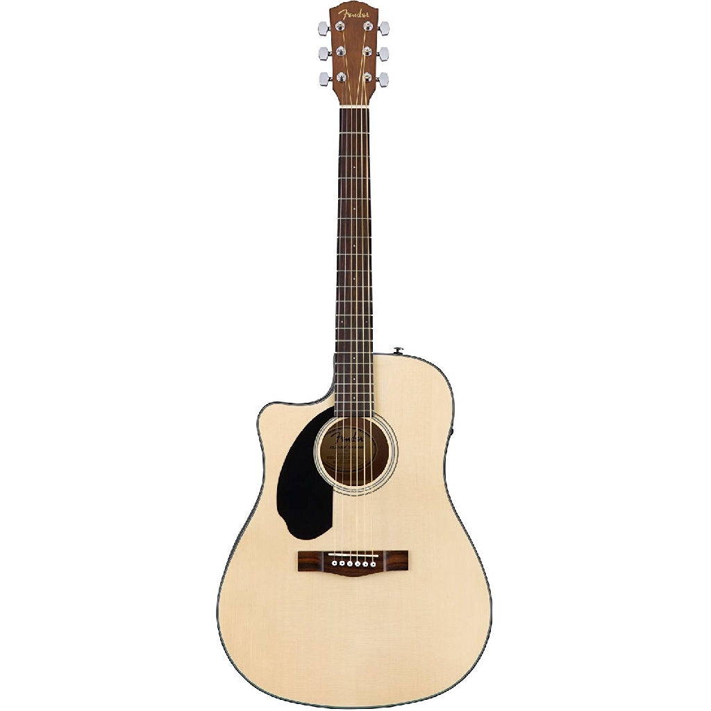 Fender CD-60SCE LEFT HANDED Solid Top 6-String Acoustic-Electric Guitar | Reco Music Malaysia