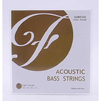 RM GF SAB45100 Acoustic Bass Guitar String SET 4 String 45-100 - Reco Music Malaysia