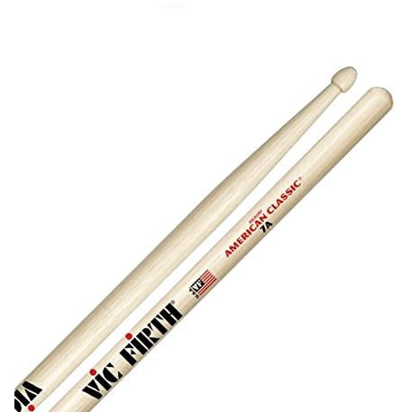 Vic Firth 7A American Classic Hickory Drumstick - 7A - Wood Tip [MADE IN USA] - Reco Music Malaysia