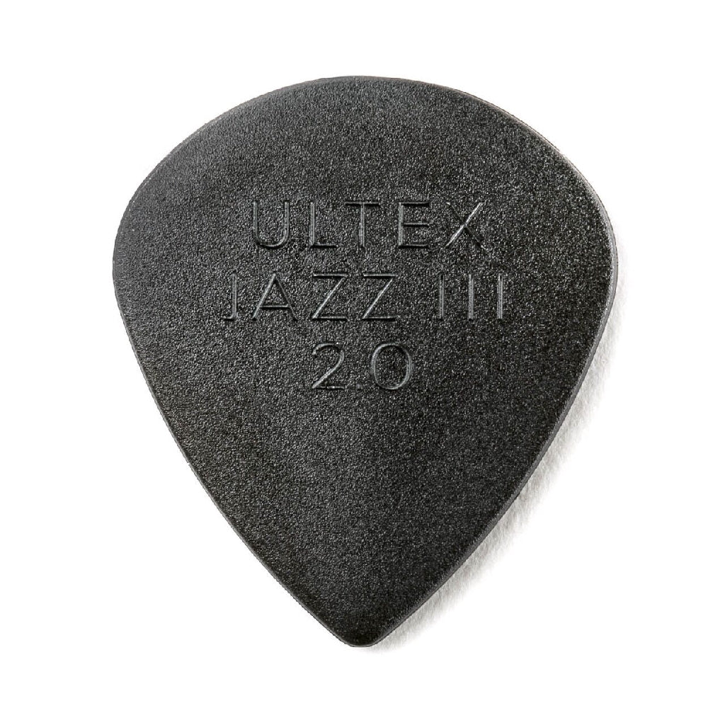 Jim Dunlop 427P200 Ultex Jazz III 2.00mm Black Guitar Picks Player Pack - Reco Music Malaysia