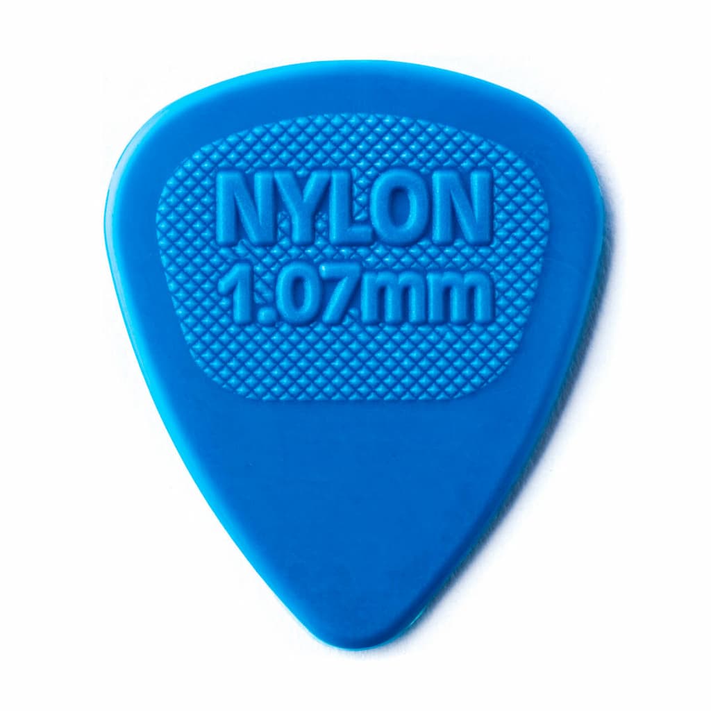 10 x Jim Dunlop Nylon Midi Guitar Pick 1.07mm Blue - Reco Music Malaysia