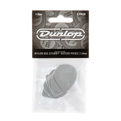 Jim Dunlop 445P1.0 Nylon Big Stubby Guitar Pick 1.0mm Guitar Picks Player Pack - Reco Music Malaysia