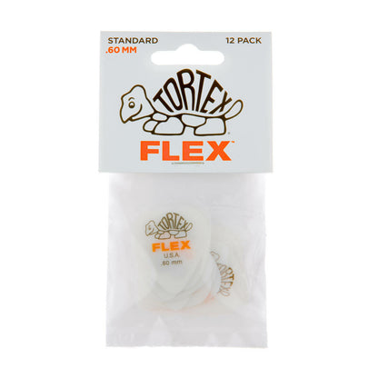 Jim Dunlop 428P060 Tortex Flex Standard 0.60mm Guitar Picks Player Pack - Reco Music Malaysia