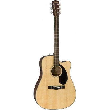 Fender CD-60SCE-Natural Solid Top 6-String Acoustic-Electric Guitar | Reco Music Malaysia